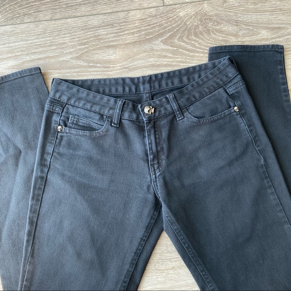 Lord Richards Skull Rivet Slim  Fit Stretch Jeans - Picture 2 of 13